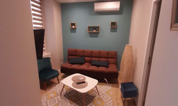 Bourg-Saint-Andeol Apartment | Appart 100 - Cosy T2 with TV