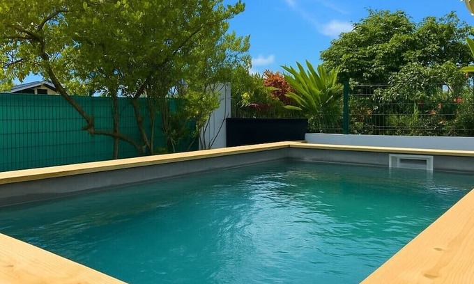 Grand-Bourg Villa | Villa Bleue Papaye with private pool and proximity to the beach