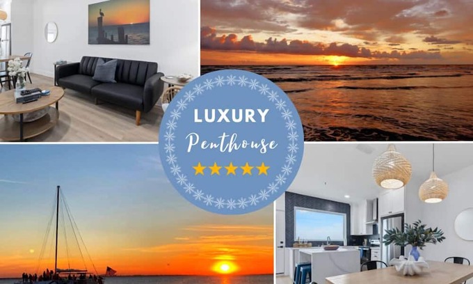 South Padre Island Condo | Penthouse Luxury Condo with Amazing View 2 King Beds High End Water Front South Padre Island