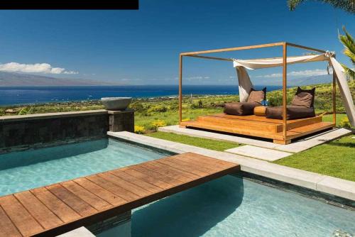 Lahaina House | Ultimate Family Escape: Private Residence with Infinity Pool Jacuzzi WiFi Outdoor Shower Gourmet Kitchen